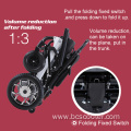 Aluminum Alloy 24V12Ah Battery remote control WheelChair